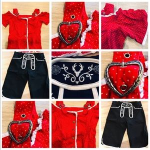 Trachten Pants Size 4 Small  ❤️ blouse Dirndl
